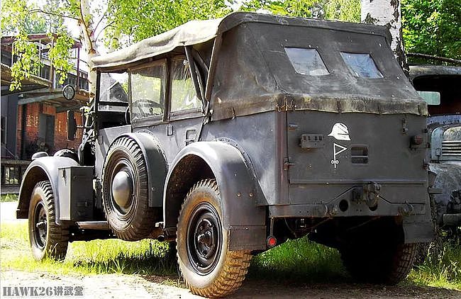 二战德军全轮驱动车辆 顶尖技术集于一身 希特勒座车改成移动邮局 - 7
