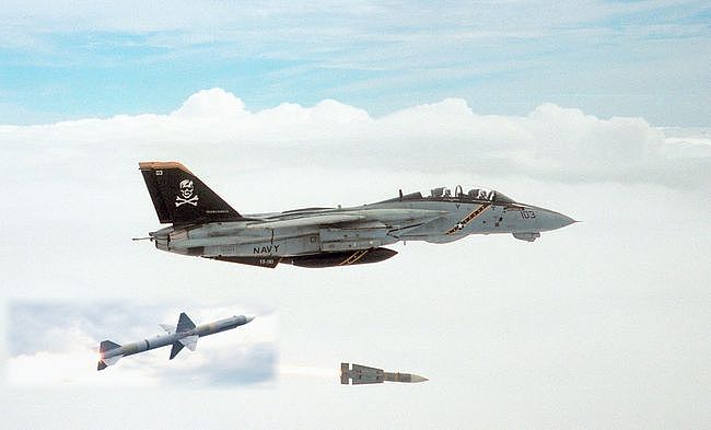 用时480秒 美军F-14“雄猫”击落两架苏制米格-23战机 - 2