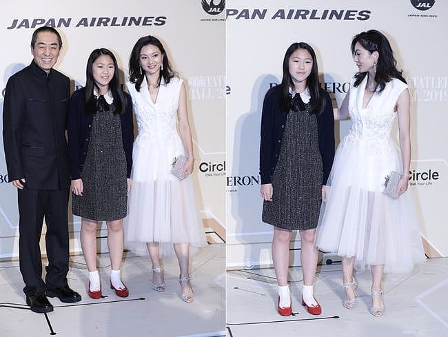张艺谋和妻子同框，31岁年龄差好明显，陈婷穿白裙减龄又贵气 - 8