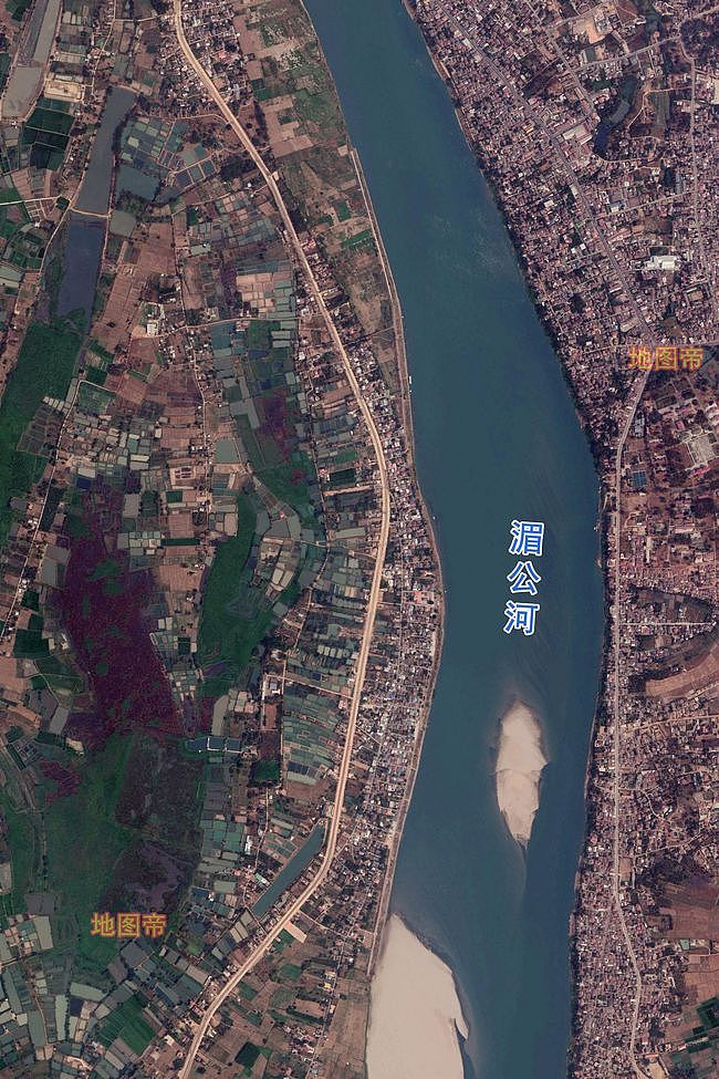 老挝首都万象，湄公河一年三个颜色 - 5