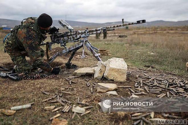 俄罗斯动员兵实弹训练 RPG大口径机枪齐上阵 应召老兵配新款步枪 - 8
