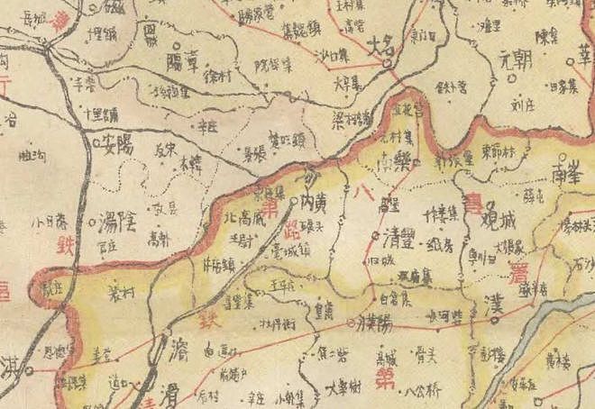 河南、河北两省交界一带，为何在某一时间段，县的数量远多于今天 - 3
