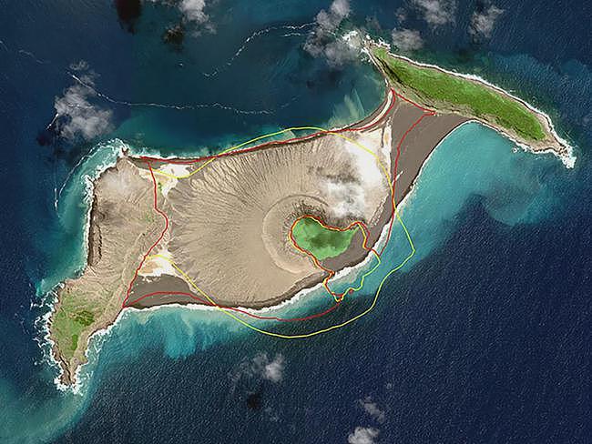 汤加海底火山喷发，火山岛坍塌了？ - 15