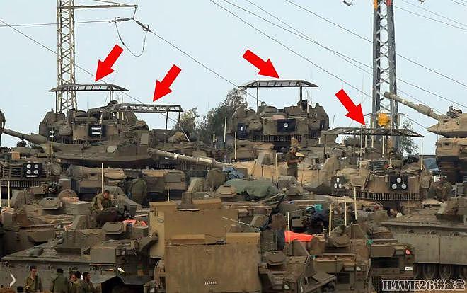 以色列“梅卡瓦”坦克炮塔顶部焊接格栅装甲“真香定律”就是灵 - 1