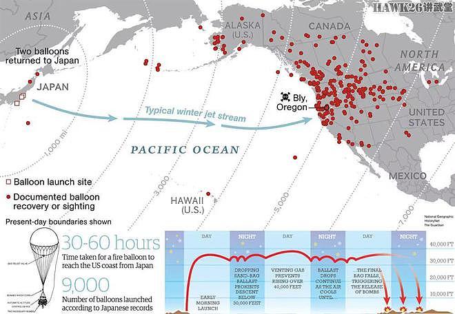 80年前 日本发动“气球攻击”行动 9000个气球飞越太平洋轰炸美加 - 1