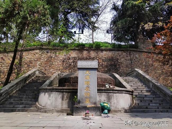 黄鹤楼旁的陈友谅墓，武汉市区唯一一座皇帝陵墓 - 13
