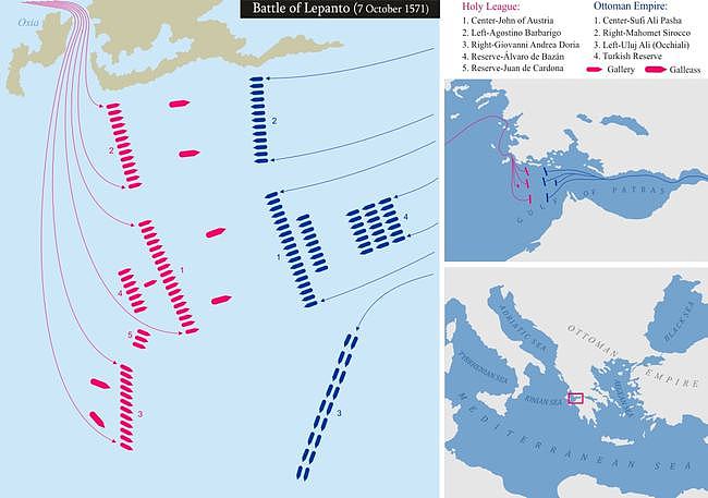 勒班陀海战：地中海被一分为二 - 4