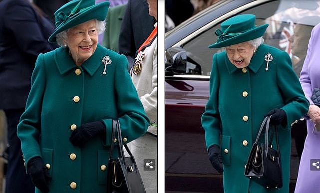 95岁英女王13天亮相8次！一天一套新造型好嫩，谢绝年度老人称号 - 11