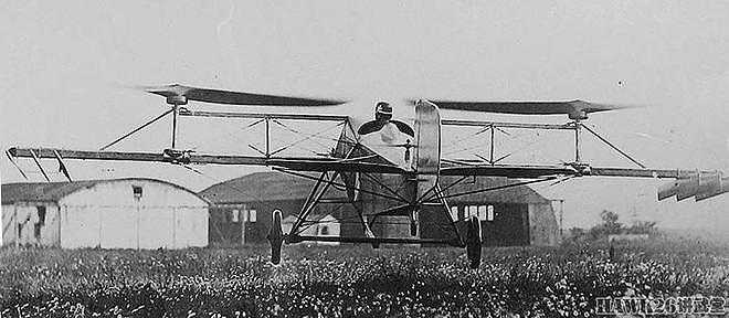 100年前 亨利·柏林纳原型机首次试飞 名不副实的三旋翼直升机 - 1