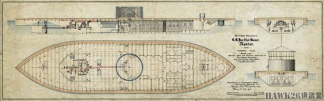 160年前 世界第一艘配备炮塔的战舰下水 外形怪异却成为时代先驱 - 2