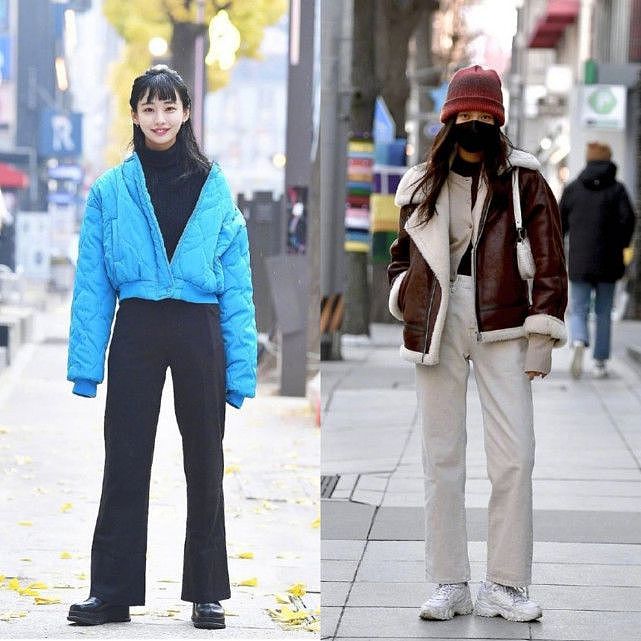 韩国素人是这样出街的，美感酷感双在线，保暖做到了最高级别 - 7