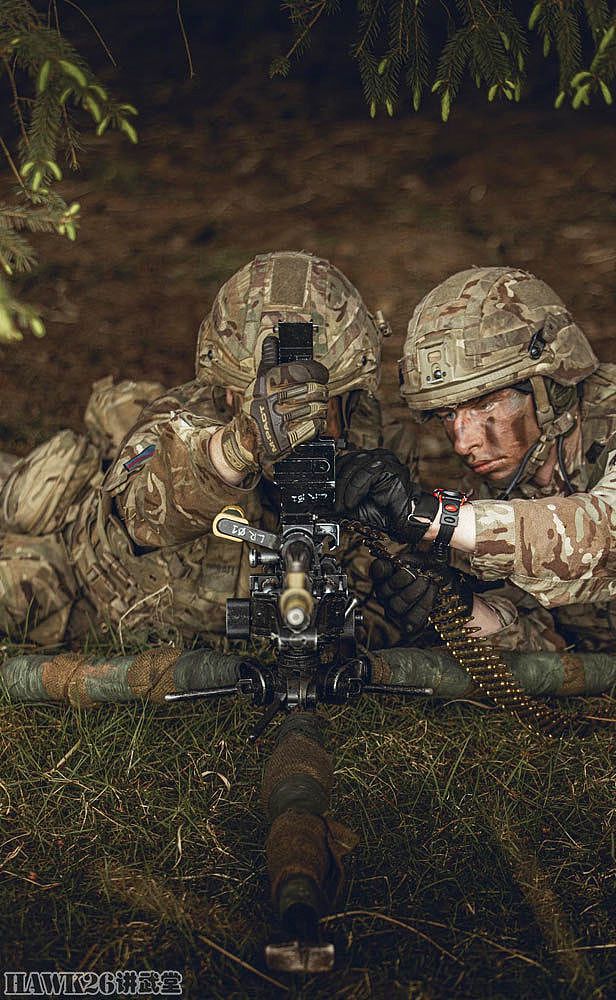 解读：英国陆军威尔士近卫团机炮排训练照 通用机枪小组作战细节 - 8