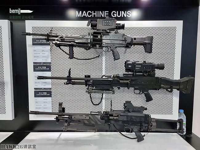 直击韩国军警防务展览会现场 各种枪械粉墨登场 转管机炮也凑热闹 - 44