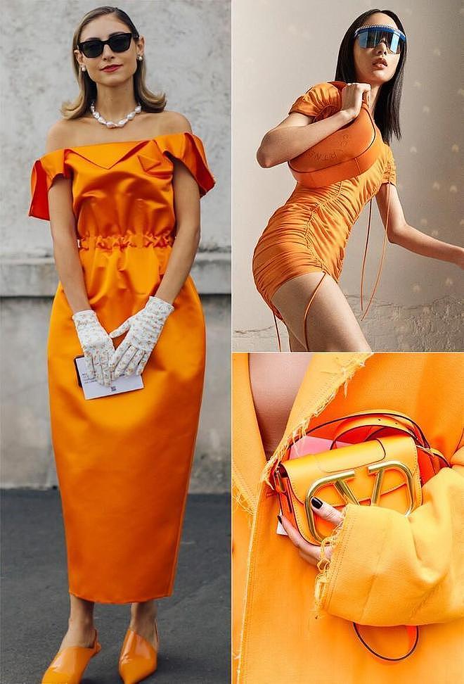 夏天了穿点颜色显眼的服装，亮眼的橘色太有个性了，时髦精来试试 - 1