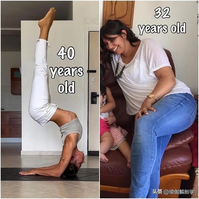 什么是练瑜伽逆生长？瑜伽8年的她，变化太惊人了！ - 1