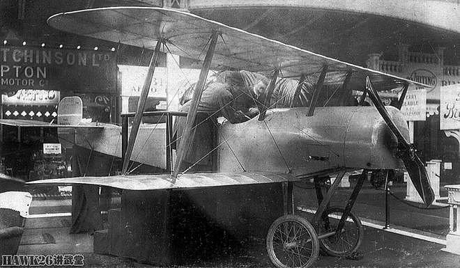 110年前 布里斯托尔SN.183原型机首飞 安装别扭的机枪参加一战 - 2