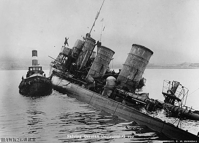 105年前 德国公海舰队在英国斯卡帕湾自沉 历史最大规模自沉事件 - 9