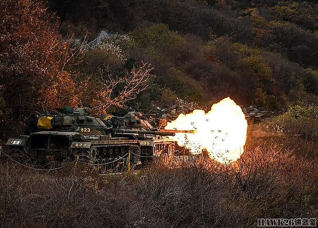 谢幕演出：韩国海军陆战队M48A3K坦克实弹演习 90mm主炮的怒吼 - 5