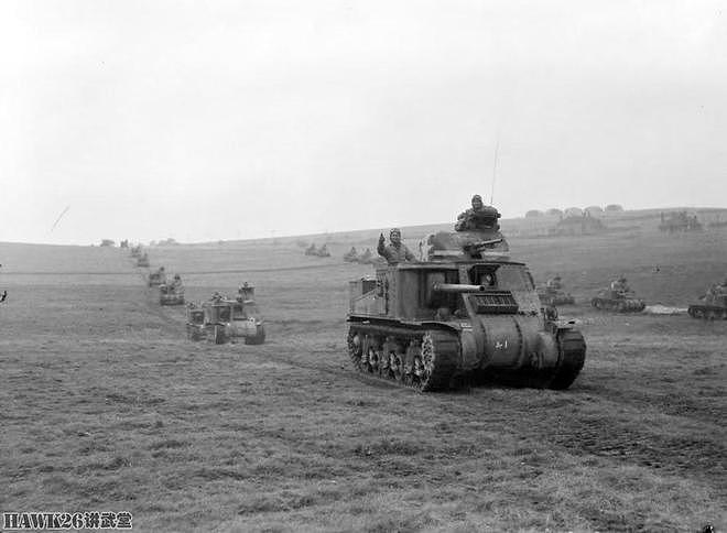 1942年美军坦克部队在英国演习 M3作为主力装备 悲剧即将发生 - 7