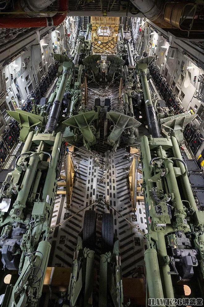 珍贵照片：C-17满载6门M777榴弹炮 美国再次向乌克兰提供军援 - 11
