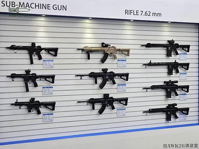 直击：韩国军警防务展览会 本土企业带来众多产品 枪械型号很齐全 - 26
