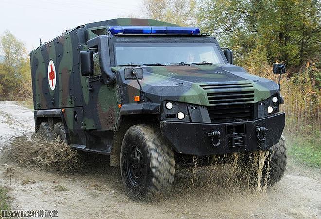 德国联邦国防军将接收的新一代装甲救护车 瑞士制造 6×6越野底盘 - 10