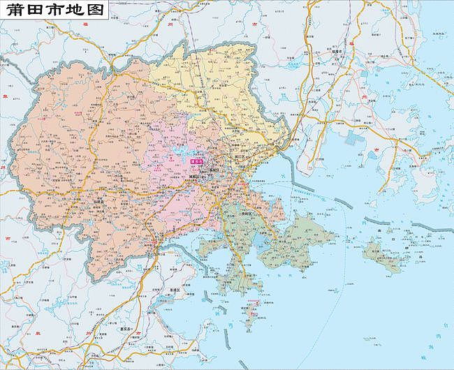 仅辖1县的福建莆田市，历史上它的面积就这么小吗，是如何导致的 - 1