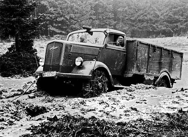 图说：欧宝“闪电”3吨卡车 纳粹德军“闪电战”背后的最大功臣 - 4