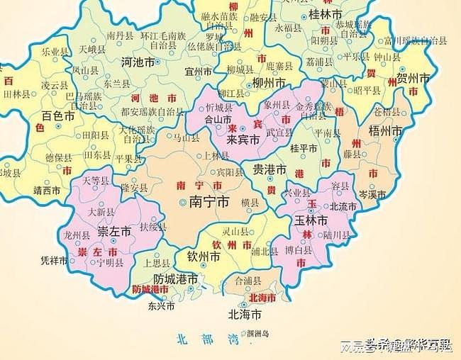 广东省西部的5个县，1965年，为何会被划入广西自治区？ - 5