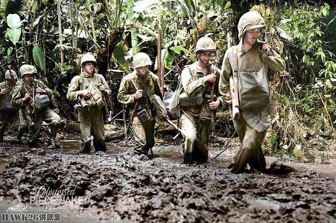80年前 美军发动布干维尔岛两栖登陆战役 日军顽抗到二战结束 - 8