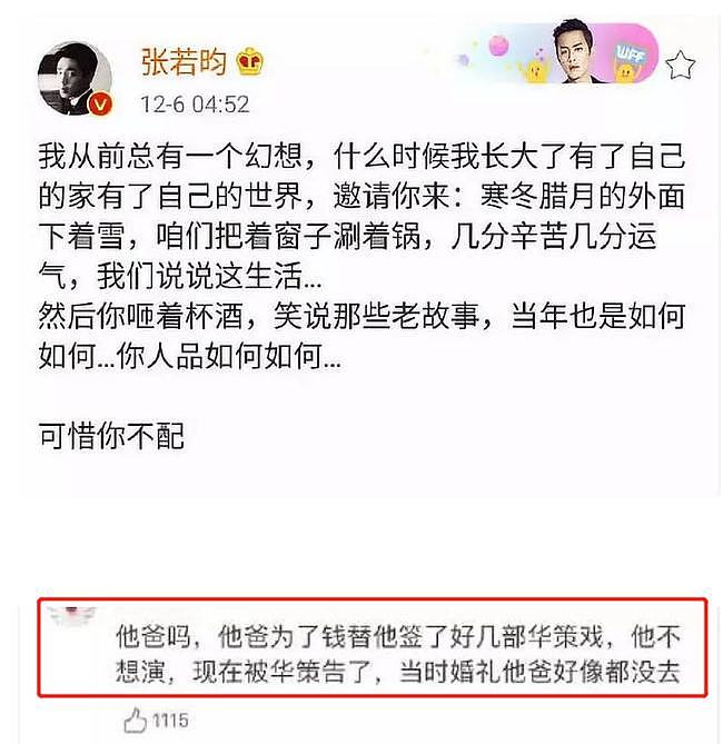 张若昀父亲公司经营异常，系公示信息作假，此前被强制执行2.9亿 - 12