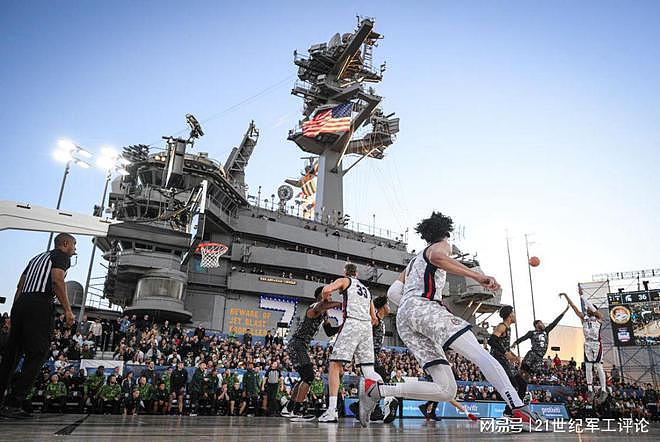 美国海军又在航母上举办篮球赛：这次选“林肯”号（CVN-72） - 10