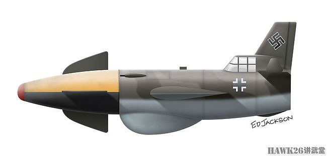 图说：二战德国索博尔德So.334截击机 鼻锥竟是一枚400千克火箭弹 - 14