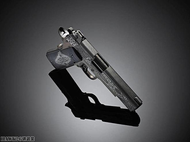 卡博特“雷击”1911手枪 巧妙运用大马士革钢材 展现大自然威力 - 4