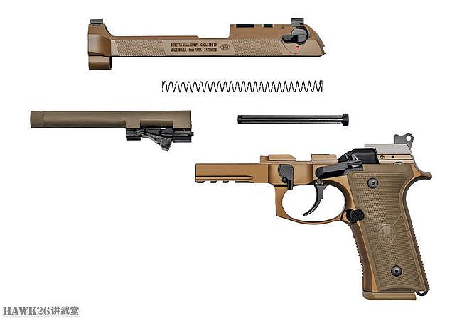 贝雷塔全新M9A4手枪 可以安装微型红点瞄准镜 M9系列巅峰之作 - 4
