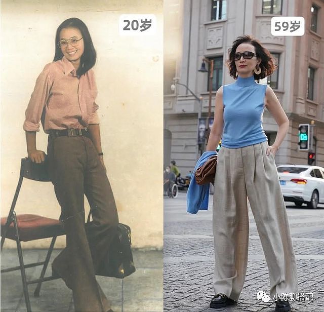 看了八九十年代妈妈们的穿搭，才发现：时尚是个轮回，也不分年龄 - 1