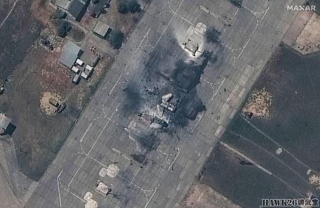卫星照片解读：乌克兰袭击贝尔贝克空军基地 两架米格-31战机被毁 - 2