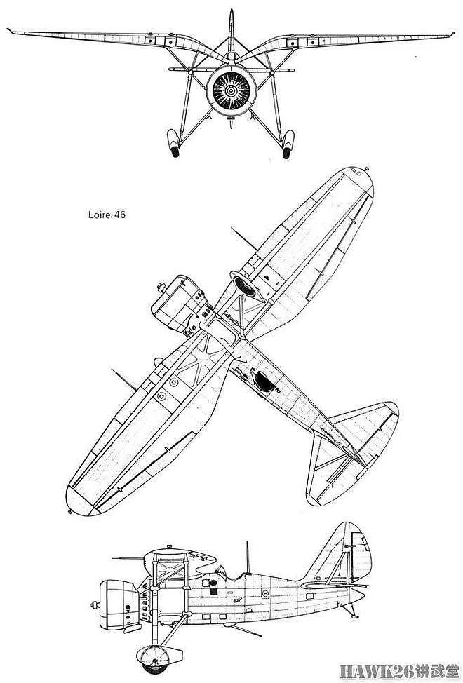 90年前 法国Loire-45战斗机首飞成功“鸥式翼”构型刚量产就落后 - 2