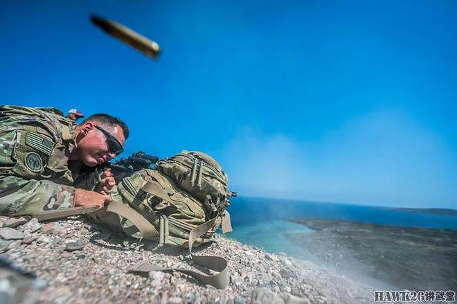 美军“猎狼犬”特遣队在吉布提训练 大俯角射击需要充足弹药保障 - 18