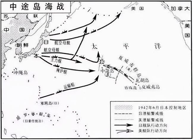中途岛战役，美国海军实力不如日本海军，但为何以日军惨败告终 - 3