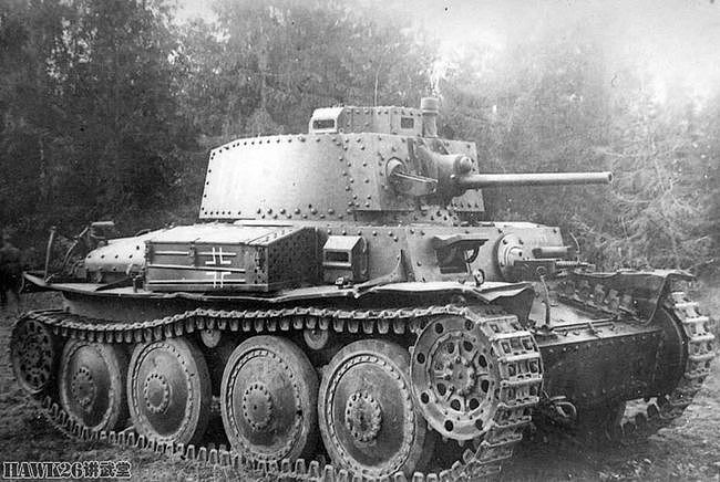 捷克斯洛伐克LT-38轻型坦克 成为德军制式装备 永远留在了俄罗斯 - 7