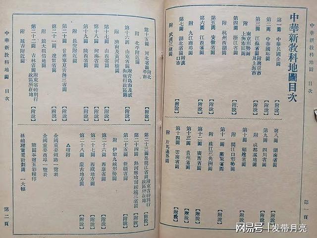 民国二十一年《中华新教科地图》，有大幅孙中山先生实业计划图 - 4