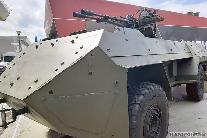 “军队2023”国际军事论坛 古怪无人战车 配备23mm双管高射炮 - 3