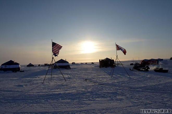 美国加拿大“北欧勇士”联合演习 LC-130配备雪橇在北极冰面降落 - 23