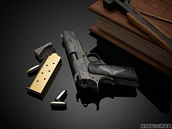 卡博特“雷击”1911手枪 巧妙运用大马士革钢材 展现大自然威力 - 10