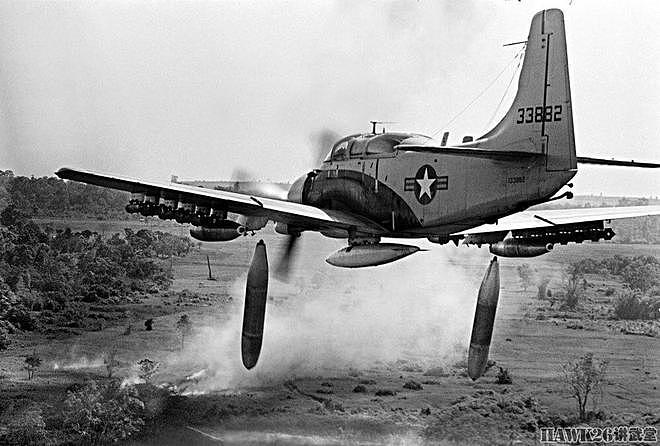A-1“天袭者”太空时代的异类 低速攻击机在越南战场发挥独特价值 - 11