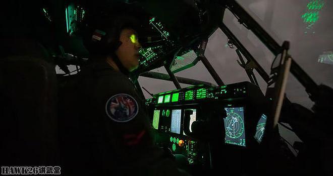 英国空军C-130J“大力神”夜航 飞行员佩戴夜视仪 训练有特殊目的 - 4