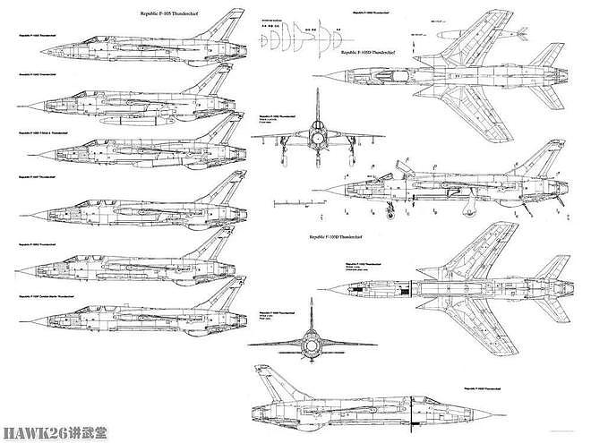 F-105“雷公”战斗轰炸机 走错片场的重型战机 损失堪称天文数字 - 4