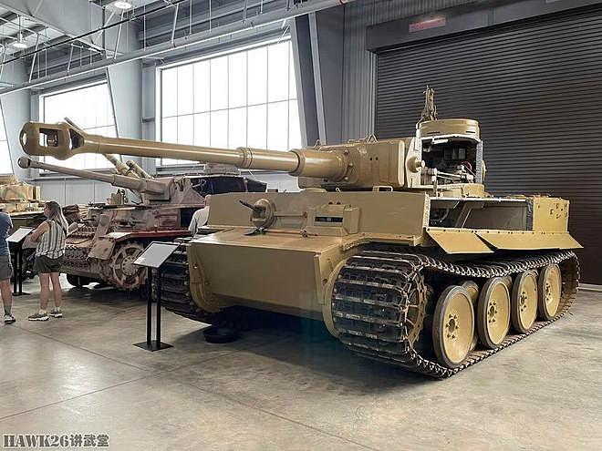 美军主题展览：二战德军传奇坦克惨遭解剖 展示内部构造 保存不佳 - 1