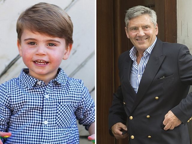 路易王子4岁生日照来啦！穿灰毛衣成小帅哥，长得像外公比乔治帅 - 8